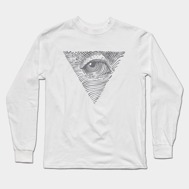 Eye Long Sleeve T-Shirt by the Mad Artist